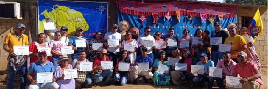 Líderes y lideresas de la Zona Norte Extrema de la Alta Guajira reciben certificación tras talleres de formación sobre Debida Diligencia
